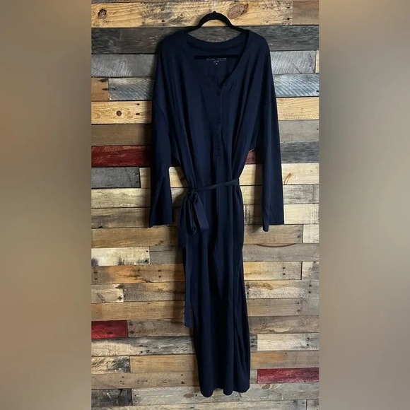 Carol‎ Hochman Blue/Navy Marshmallow Jersey Jumpsuit Size 3X - Picture 1 of 11